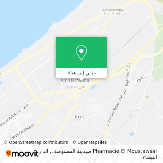 خريطة Pharmacie El Moustawsaf صيدلية المستوصف