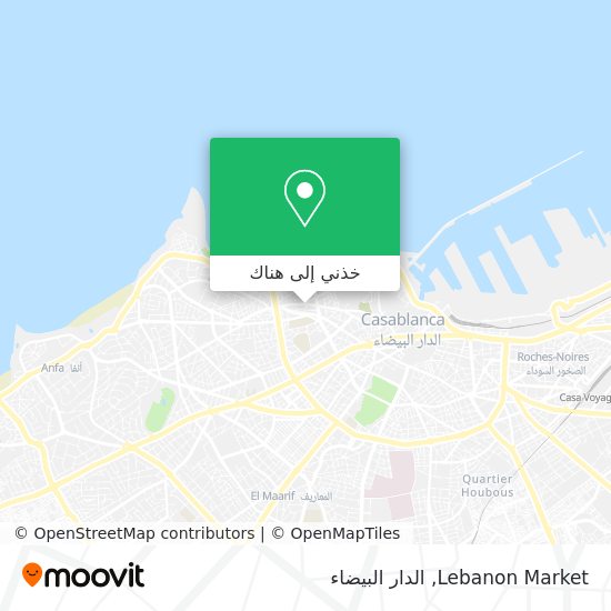 خريطة Lebanon Market