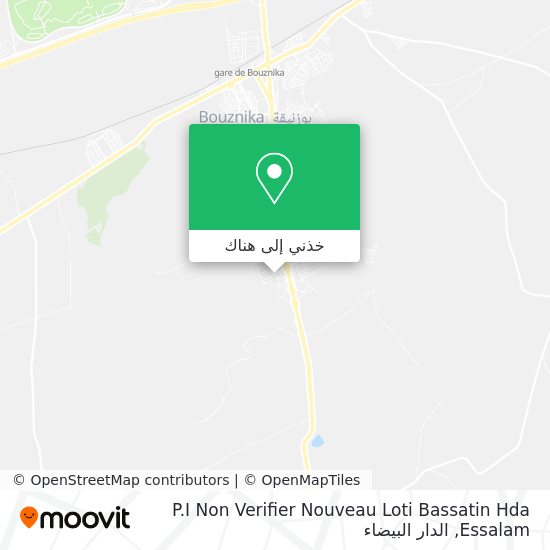خريطة P.I Non Verifier Nouveau Loti Bassatin Hda Essalam