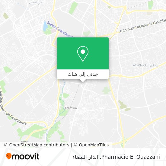 خريطة Pharmacie El Ouazzani