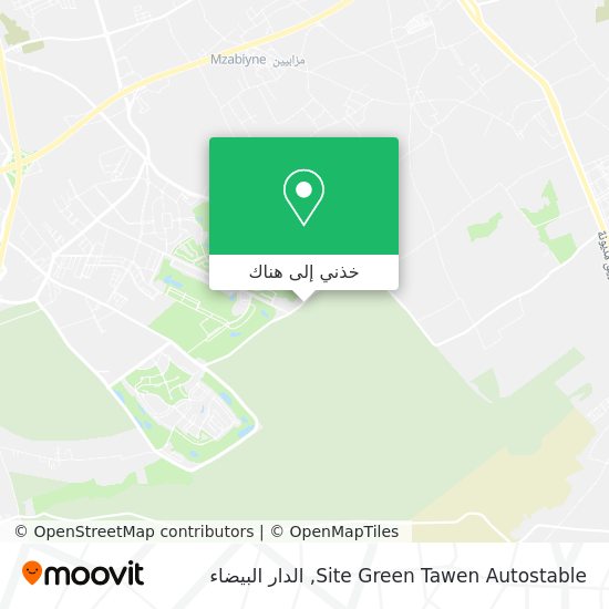 خريطة Site Green Tawen Autostable