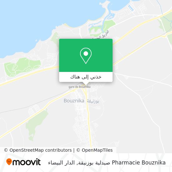 خريطة Pharmacie Bouznika صيدلية بوزنيقة