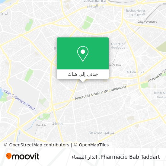 خريطة Pharmacie Bab Taddart