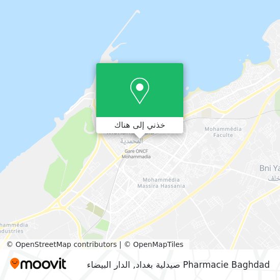 خريطة Pharmacie Baghdad صيدلية بغداد
