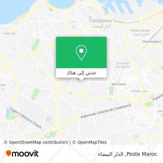 خريطة Poste Maroc