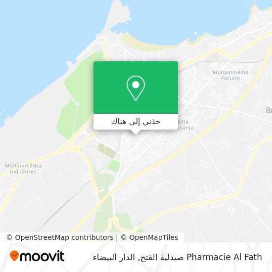 خريطة Pharmacie Al Fath صيدلية الفتح