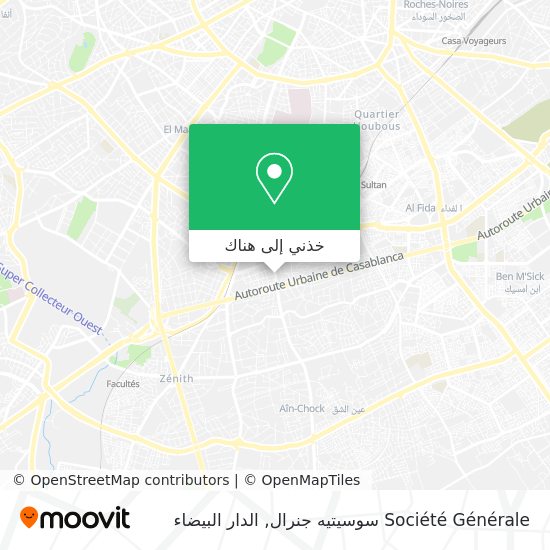 خريطة Société Générale سوسيتيه جنرال