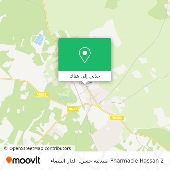 خريطة Pharmacie Hassan 2 صيدلية حسن