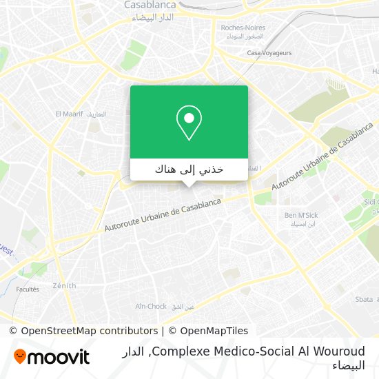 خريطة Complexe Medico-Social Al Wouroud