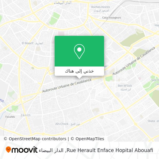 خريطة Rue Herault Enface Hopital Abouafi