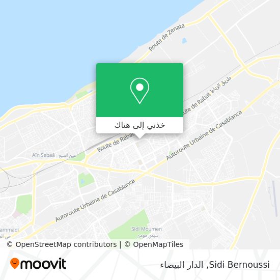 خريطة Sidi Bernoussi