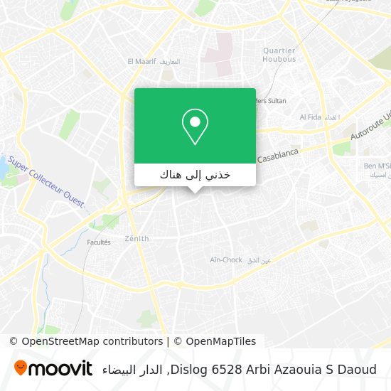 خريطة Dislog 6528 Arbi Azaouia S Daoud