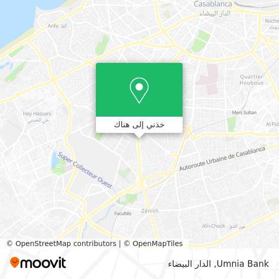 خريطة Umnia Bank