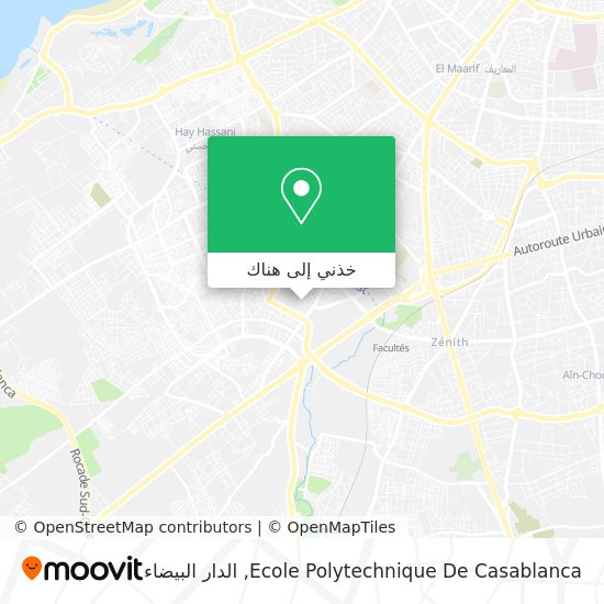 خريطة Ecole Polytechnique De Casablanca