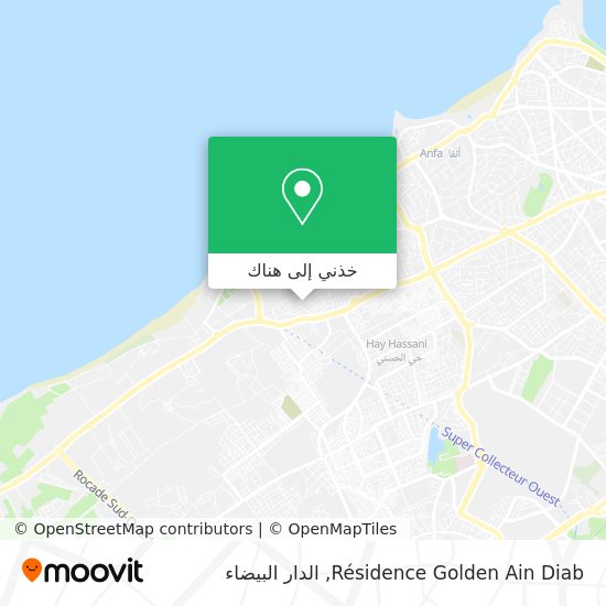 خريطة Résidence Golden Ain Diab
