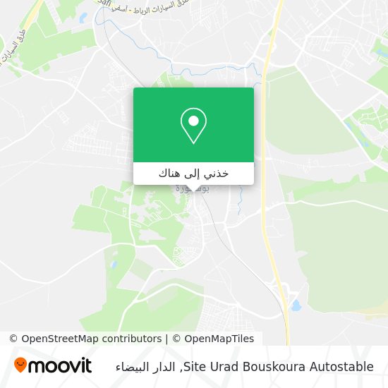 خريطة Site Urad Bouskoura Autostable