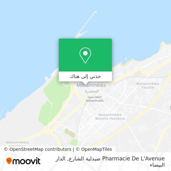 خريطة Pharmacie De L'Avenue صيدلية الشارع