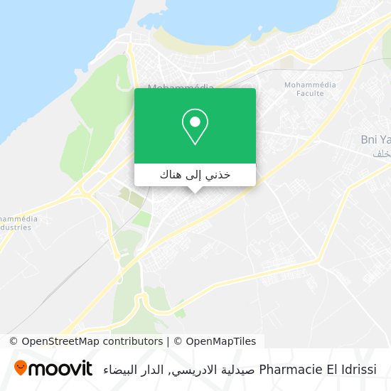 خريطة Pharmacie El Idrissi صيدلية الادريسي