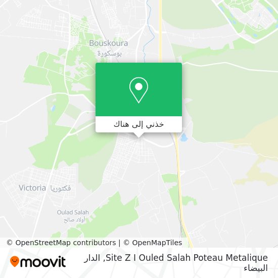 خريطة Site Z I Ouled Salah Poteau Metalique