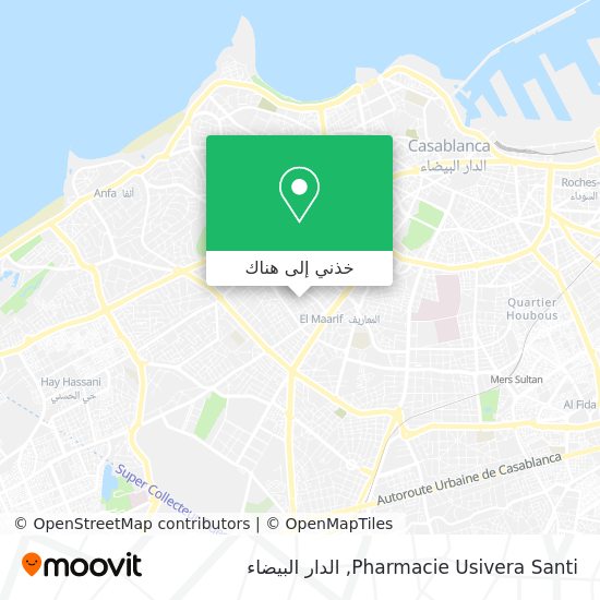خريطة Pharmacie Usivera Santi