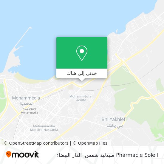 خريطة Pharmacie Soleil صيدلية شمس