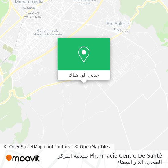 خريطة Pharmacie Centre De Santé صيدلية المركز الصحي