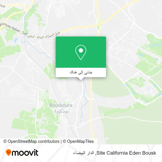 خريطة Site California Eden Bousk