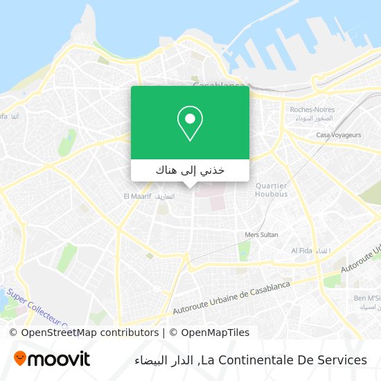 خريطة La Continentale De Services