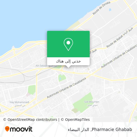 خريطة Pharmacie Ghabab