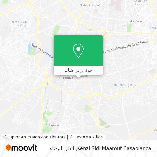 خريطة Kenzi Sidi Maarouf Casablanca