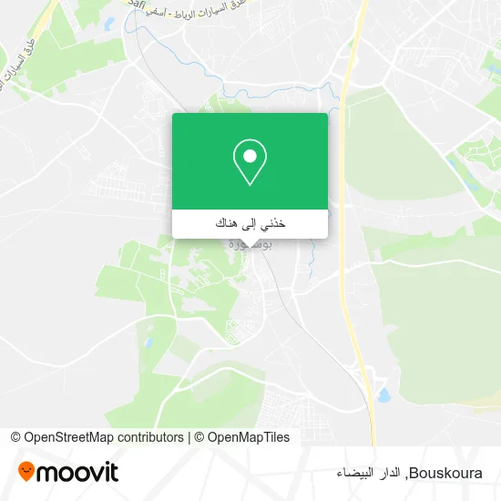 خريطة Bouskoura