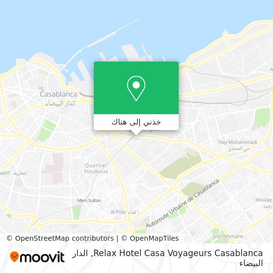 خريطة Relax Hotel Casa Voyageurs Casablanca