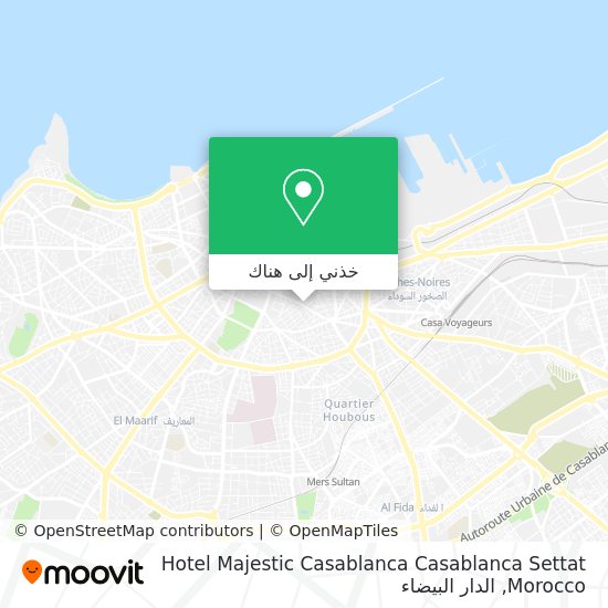 خريطة Hotel Majestic Casablanca Casablanca Settat Morocco
