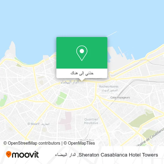 خريطة Sheraton Casablanca Hotel Towers