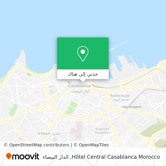 خريطة Hôtel Central Casablanca Morocco