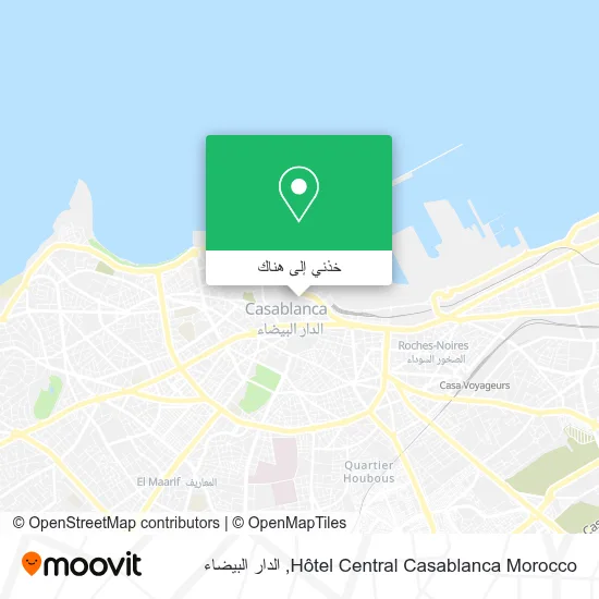 خريطة Hôtel Central Casablanca Morocco