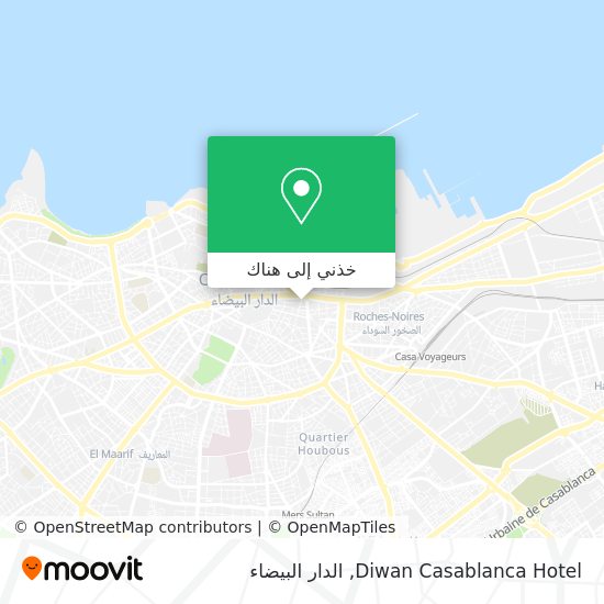 خريطة Diwan Casablanca Hotel