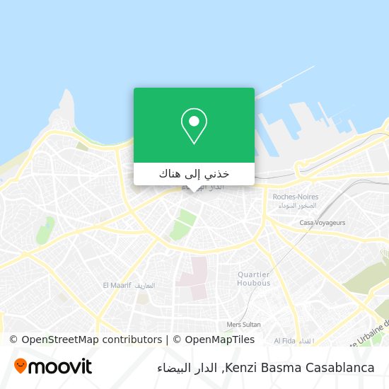 خريطة Kenzi Basma Casablanca