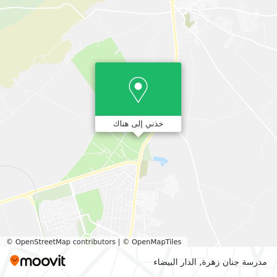 خريطة مدرسة جنان زهرة
