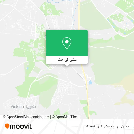 خريطة مادلين دي بروست