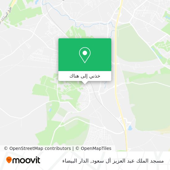 خريطة مسجد الملك عبد العزيز أل سعود