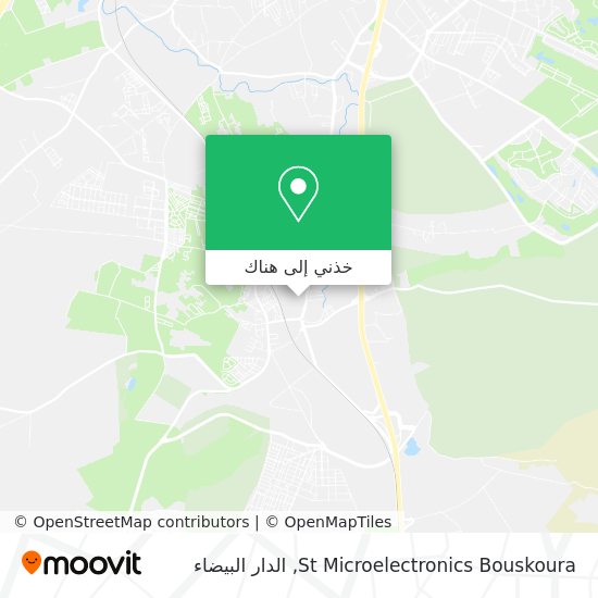 خريطة St Microelectronics Bouskoura