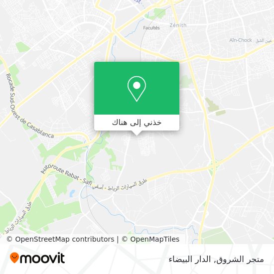 خريطة متجر الشروق