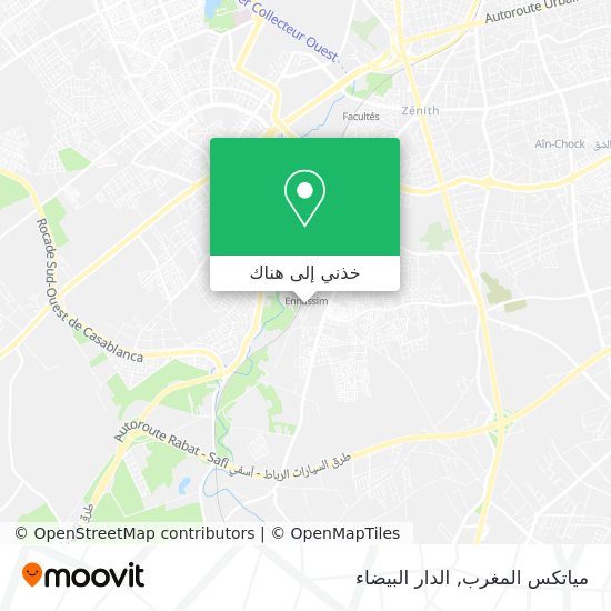 خريطة مياتكس المغرب