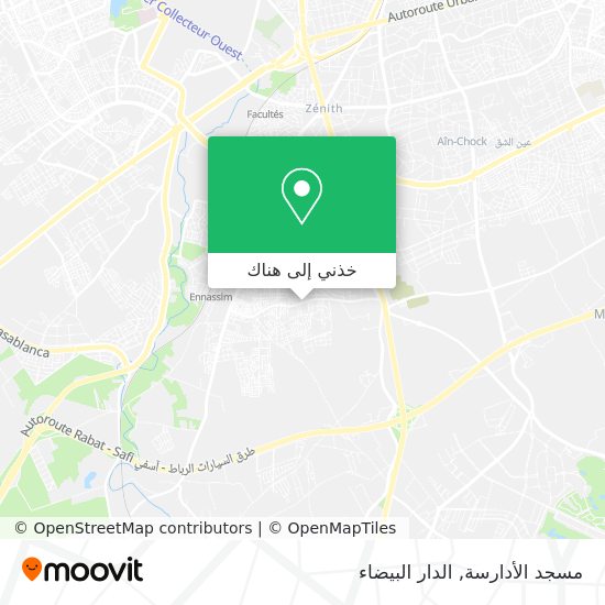 خريطة مسجد الأدارسة