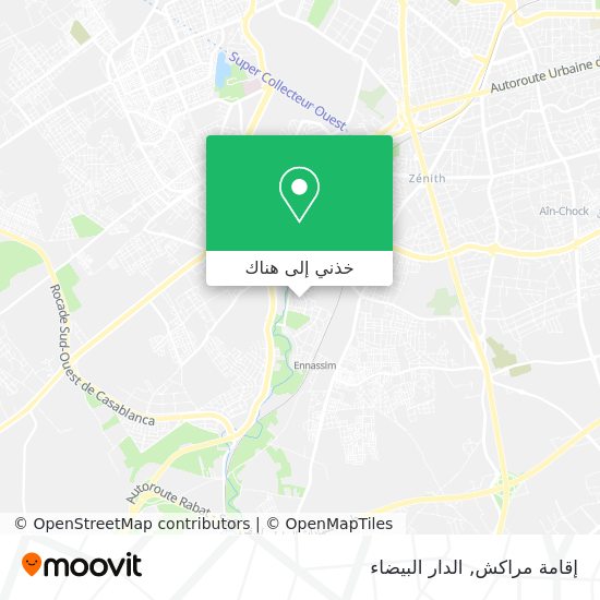 خريطة إقامة مراكش