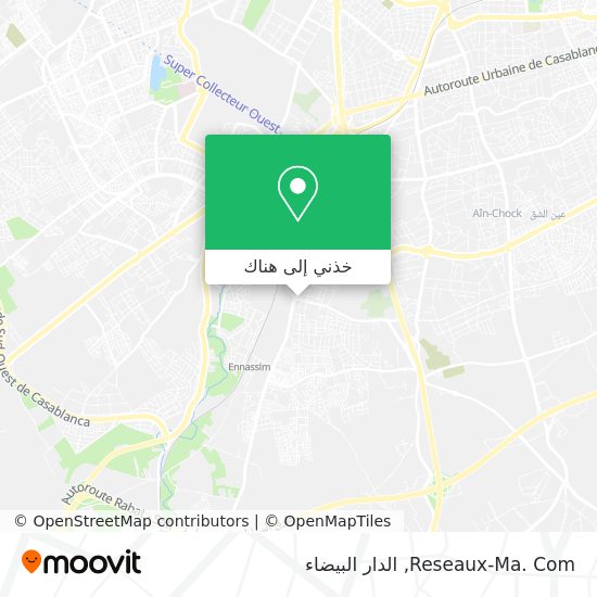 خريطة Reseaux-Ma. Com