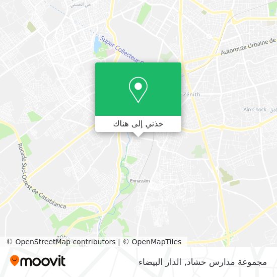 خريطة مجموعة مدارس حشاد