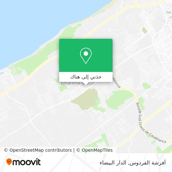 خريطة أفرشة الفردوس