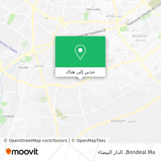 خريطة Bondeal.Ma